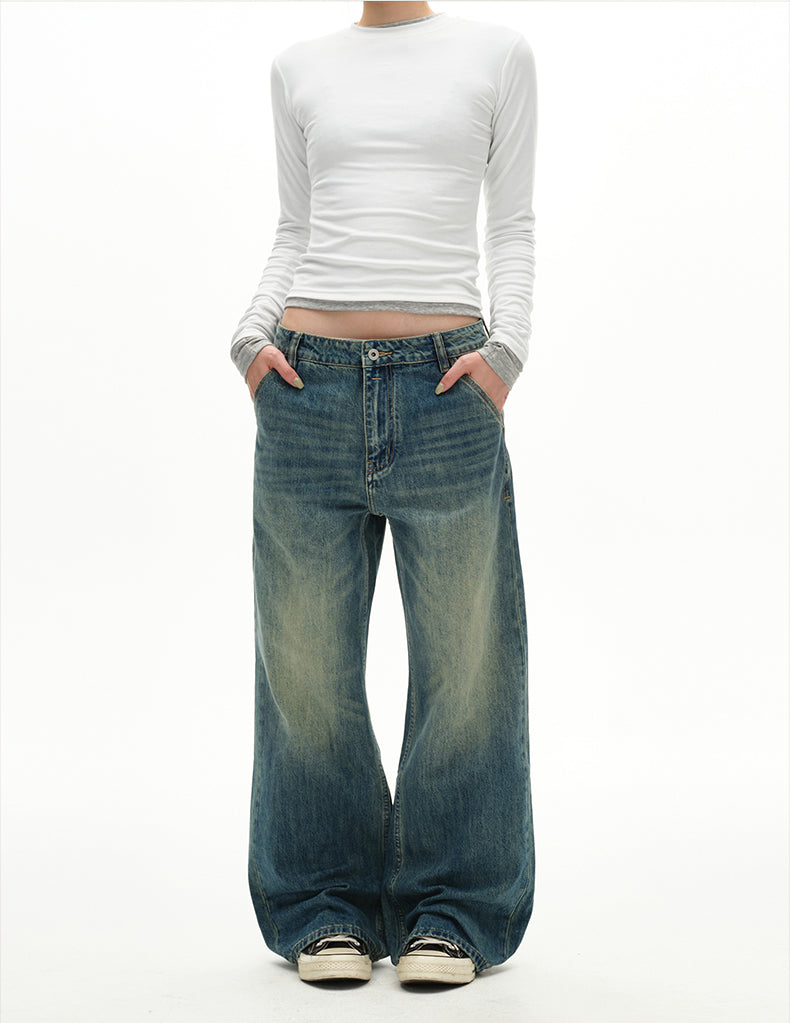 MADWITCH VINTAGE STRAIGHT DENIM #CK5525