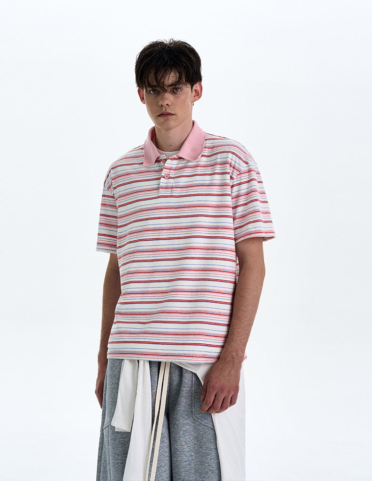 MADWITCH COLORBLOCK POLO SHIRT #C036