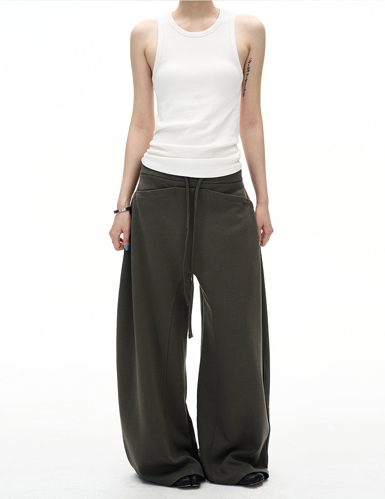 MADWITCH VINTAGE CURVED PATCH SWEATPANTS #C928