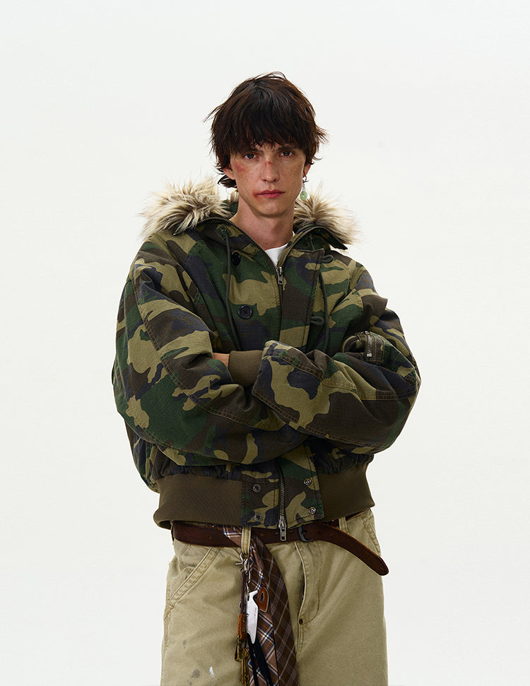 MADWITCH VINTAGE CAMO JACKET #WL4447