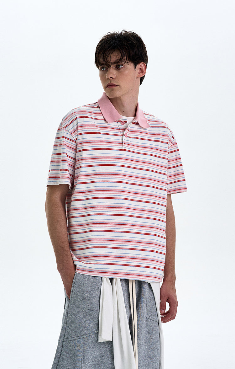 MADWITCH COLORBLOCK POLO SHIRT #C036