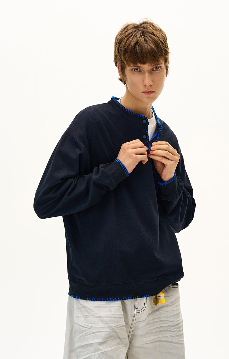 MADWITCH UNISEX RELAXED FIT CASUAL LONG SLEEVE #C258Q25