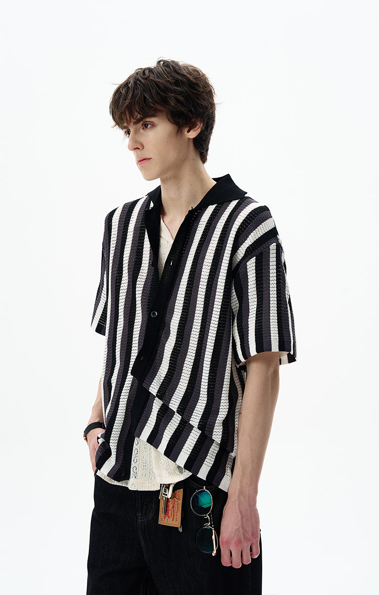MADWITCH CROCHET KNIT TSHIRT #MFY222