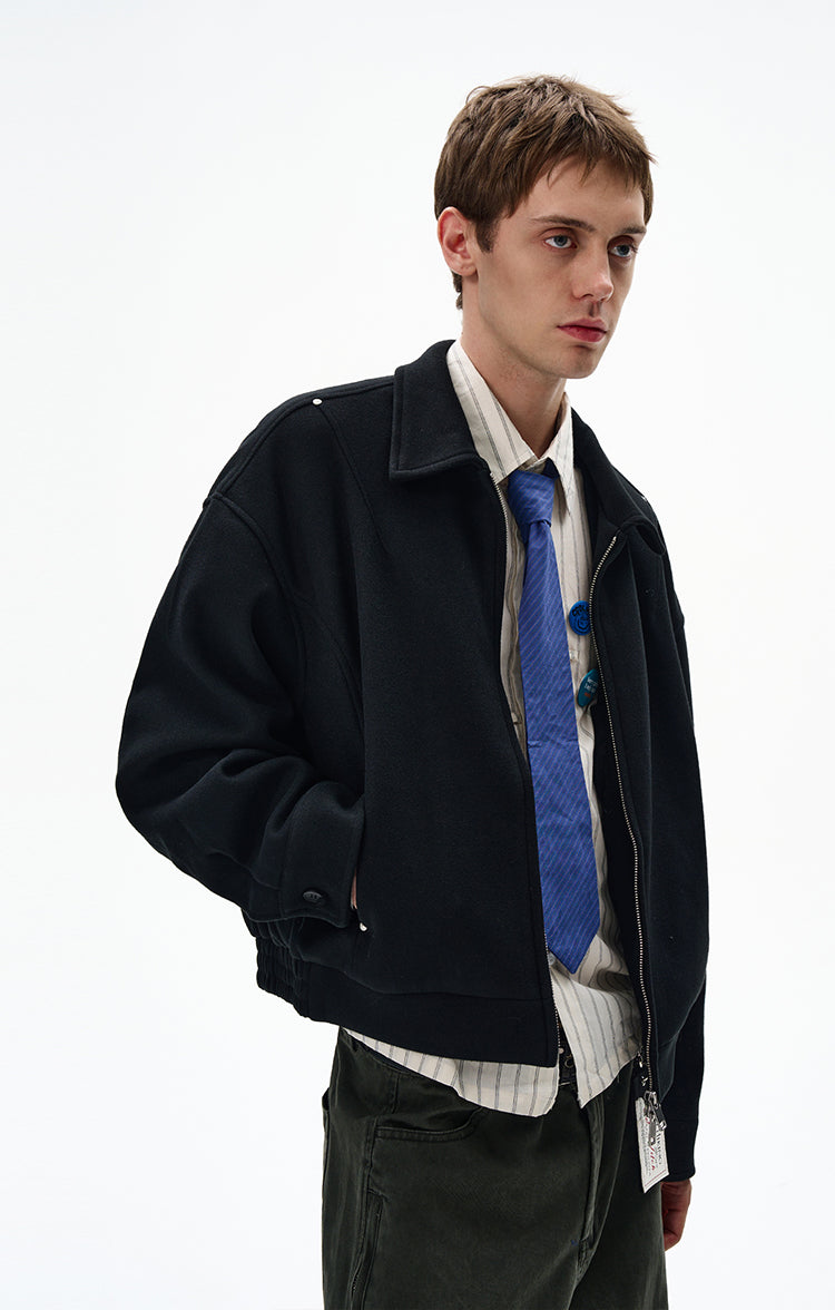 MADWITCH UNISEX MINIMALIST CROPPED JACKET #6276
