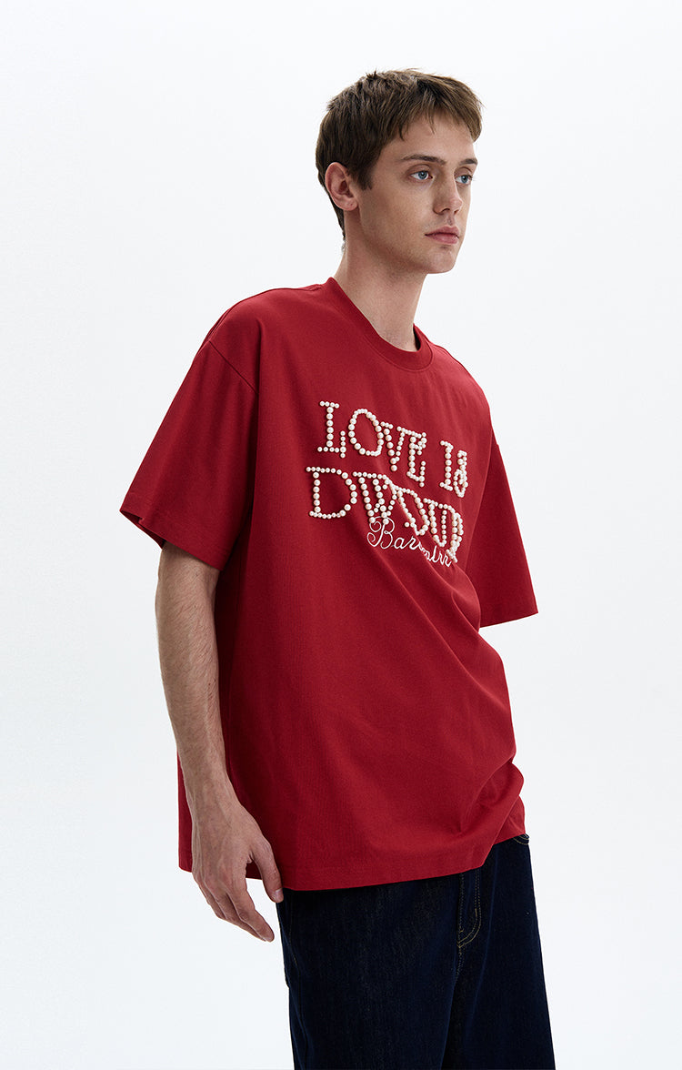 MADWITCH PEARL STUDDED TEE #5865