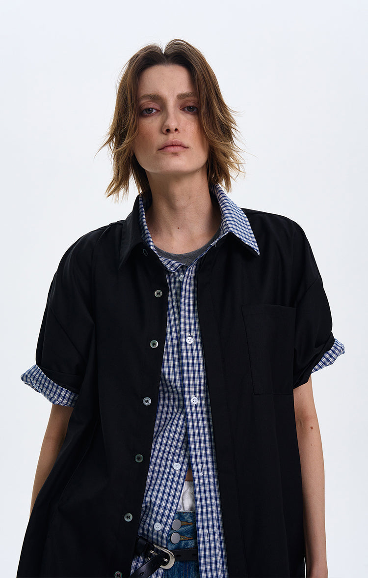 MADWITCH SOLID COLOR CASUAL T-SHIRT #AW2533