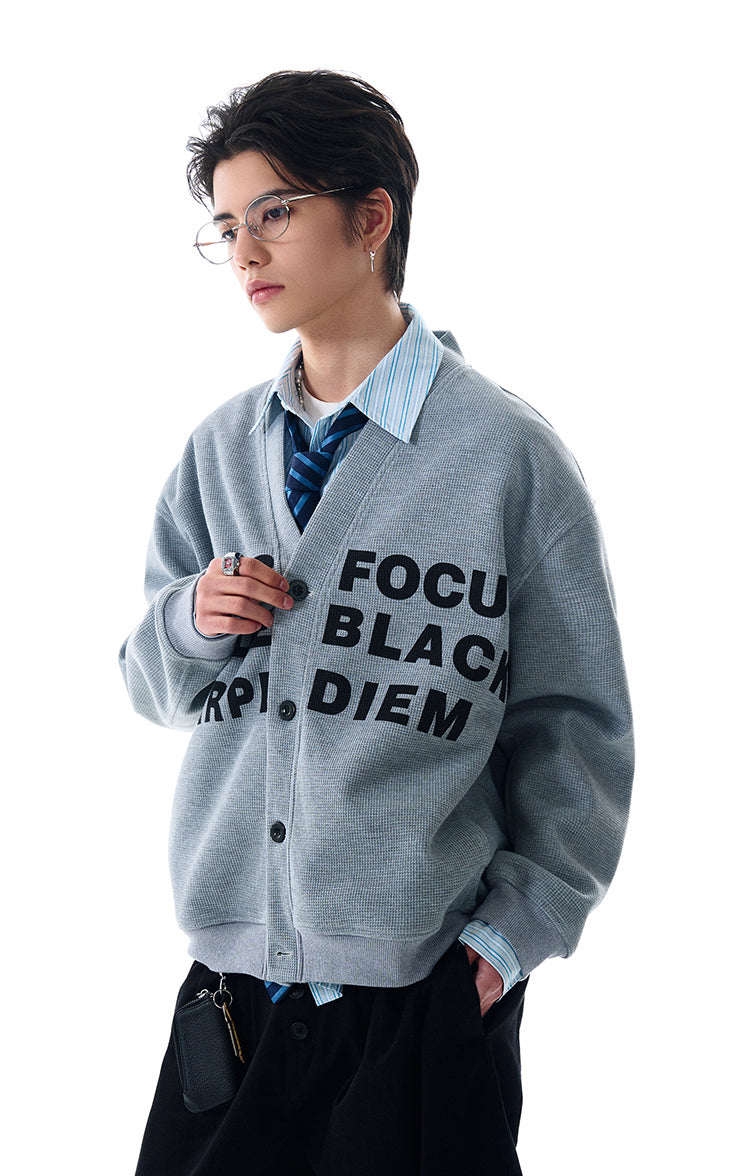 MADWITCH KNITTED CARDIGAN SWEATER OUTERWEAR #L500
