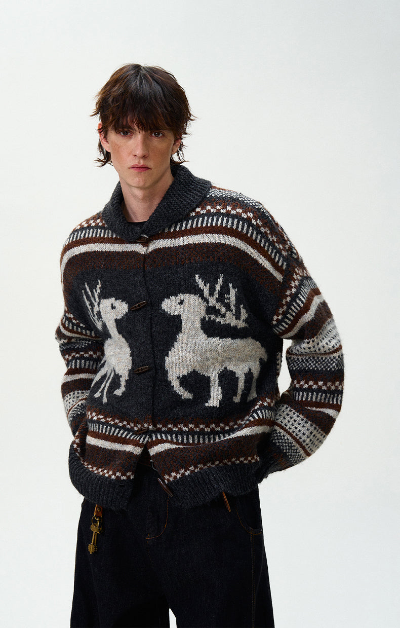 MADWITCH FAIR ISLE KNITTED SWEATER #72317