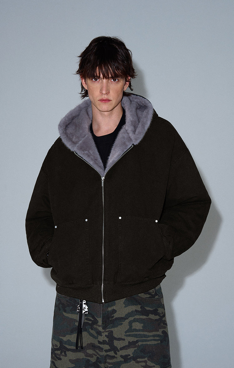 MADWITCH FLEECE-LINED WARM PADDED TOP #SD06