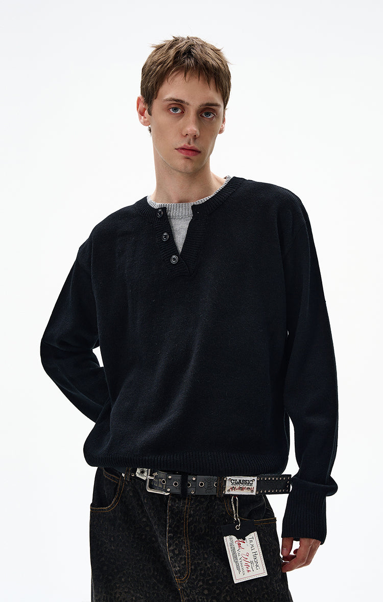 MADWITCH UNISEX KNITTED SWEATER #RM21