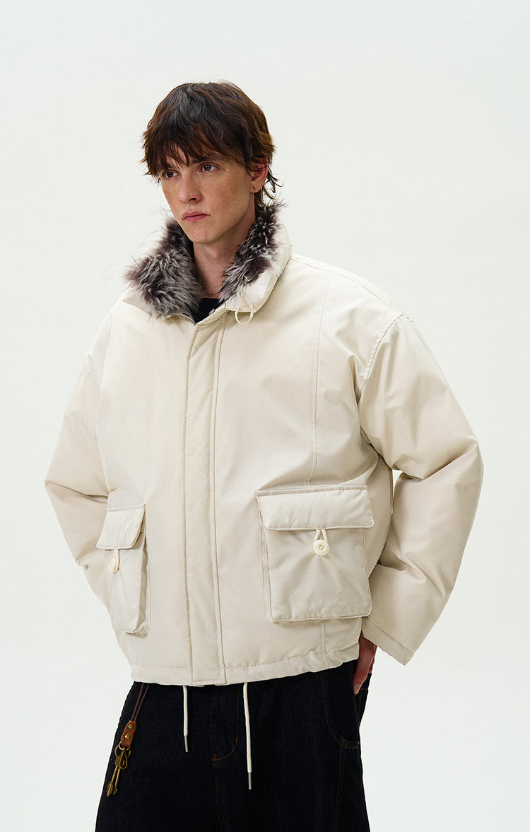 MADWITCH CROPPED UTILITY PUFFER JACKET #L315Q24