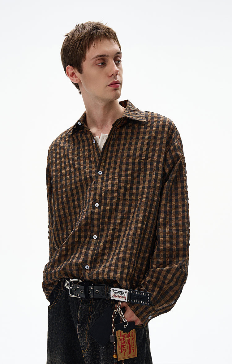 MADWITCH UNISEX BUBBLE GAUZE SHIRT #CR6237