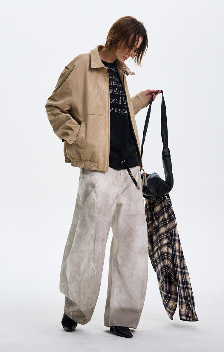 MADWITCH OLD MONEY STYLE PLUSH JACKET #L810