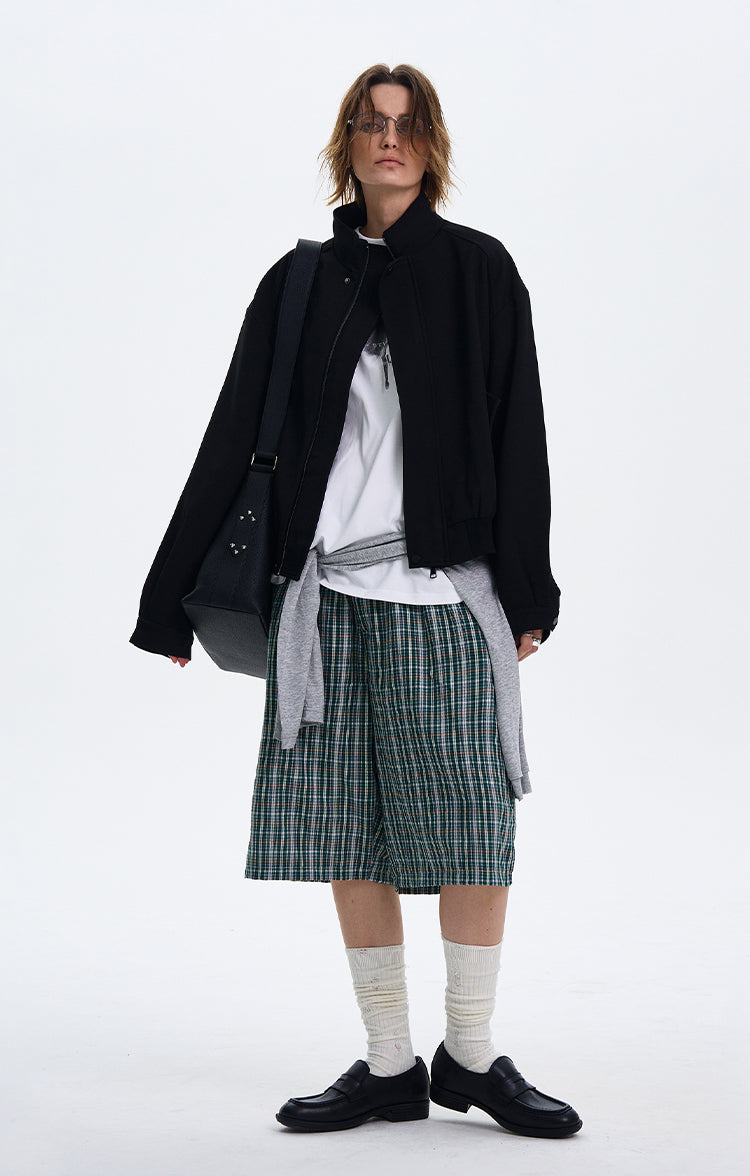 MADWITCH LOOSE STAND COLLAR JACKET #246006