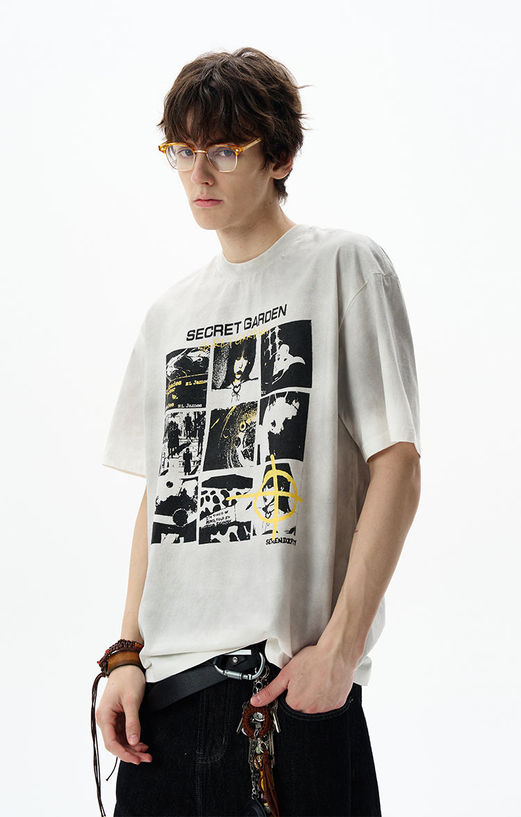 MADWITCH URBAN PRINTED TSHIRT #22640C25