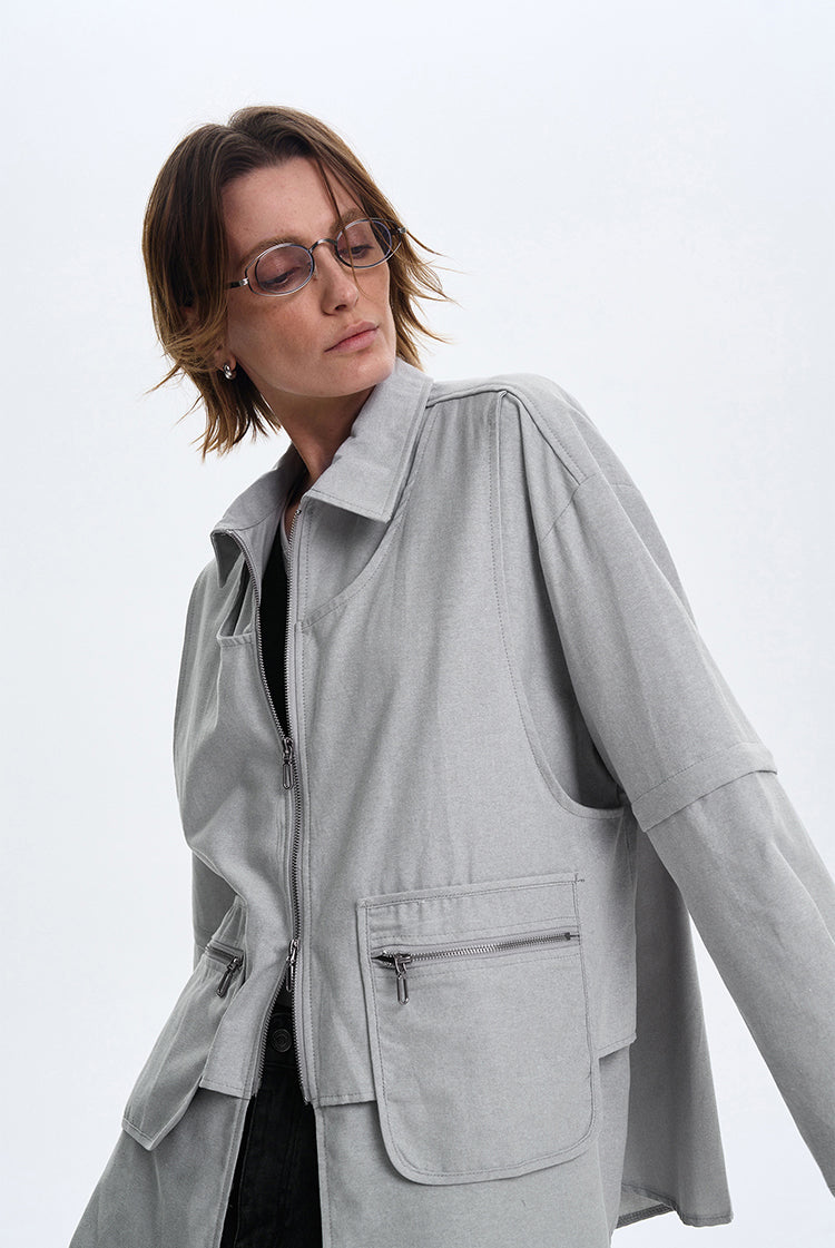 MADWITCH DECONSTRUCTED DESIGN JACKET #W218