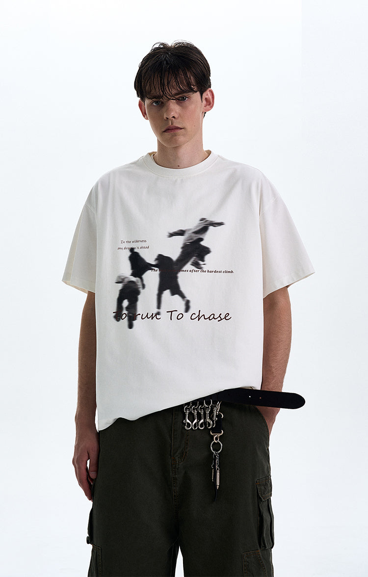 MADWITCH STREET STYLE PRINT TEE #RT196
