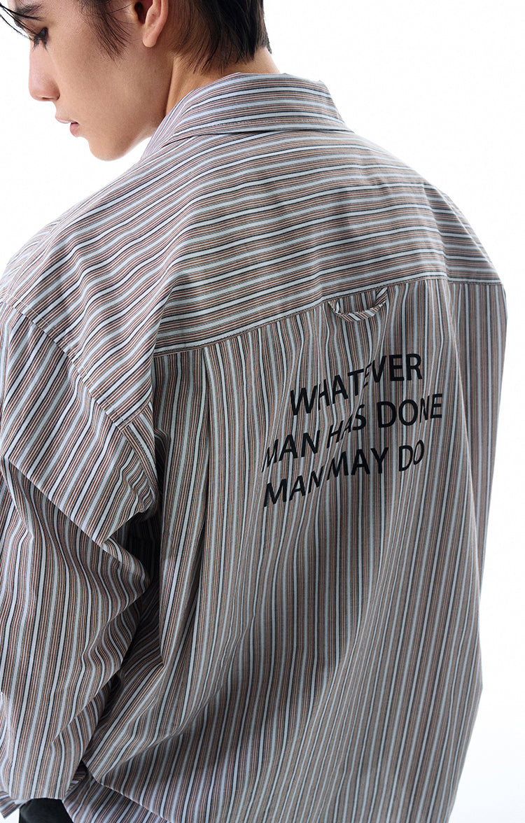 MADWITCH CLEANFIT STRIPED SHIRT #RC158