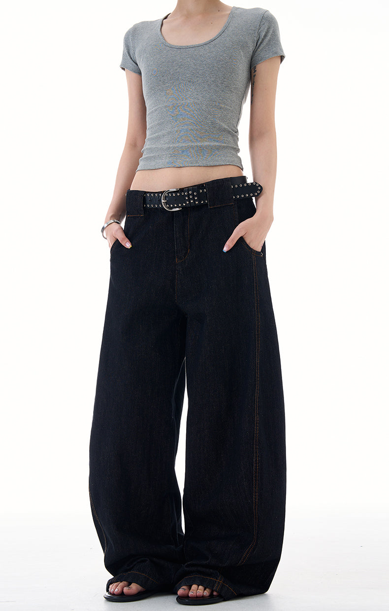 MADWITCH RELAXED FIT CLEAN DENIM PANTS #G6480