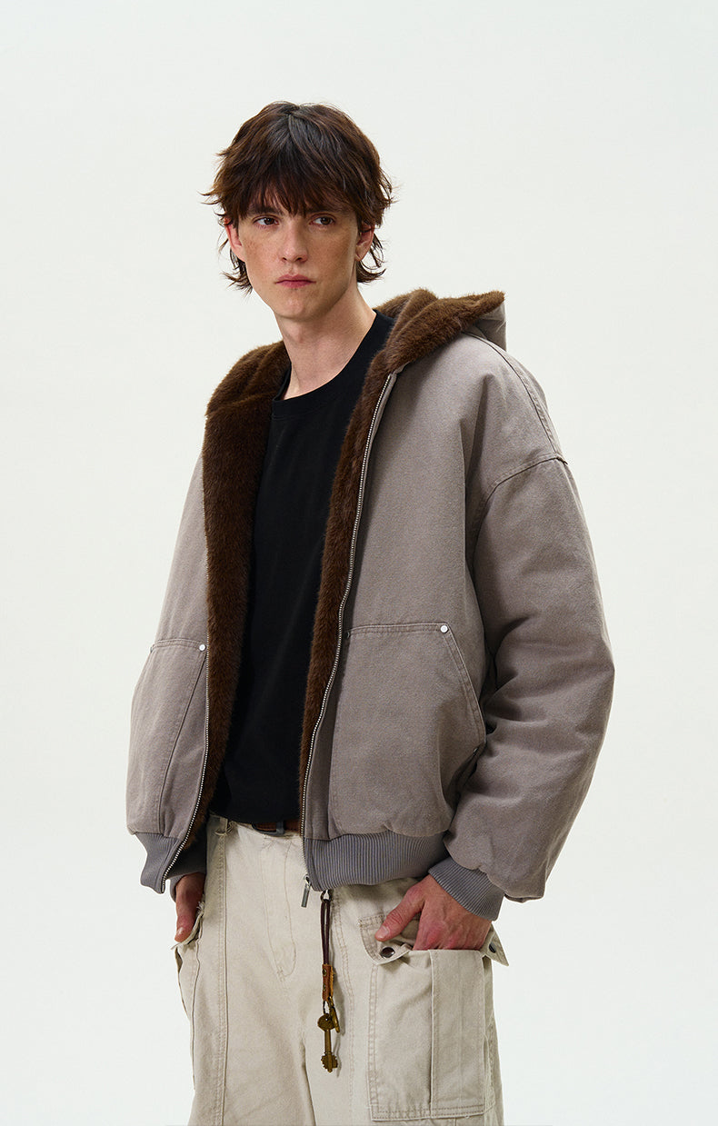 MADWITCH VINTAGE FLEECE LINED JACKET #SD06