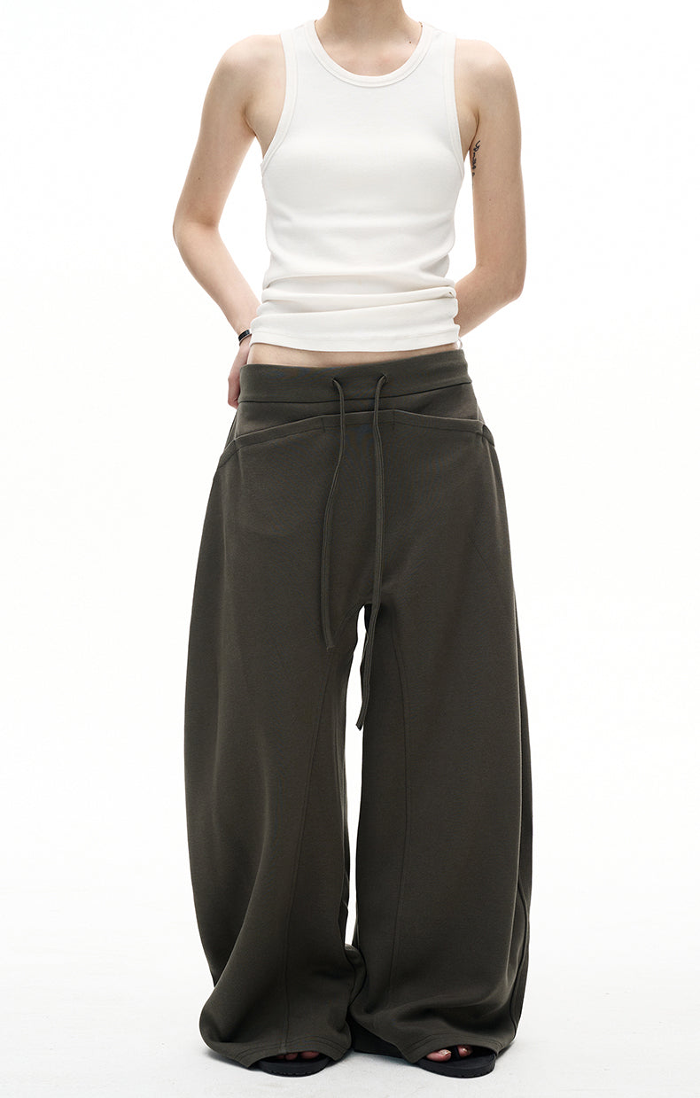 MADWITCH VINTAGE CURVED PATCH SWEATPANTS #C928
