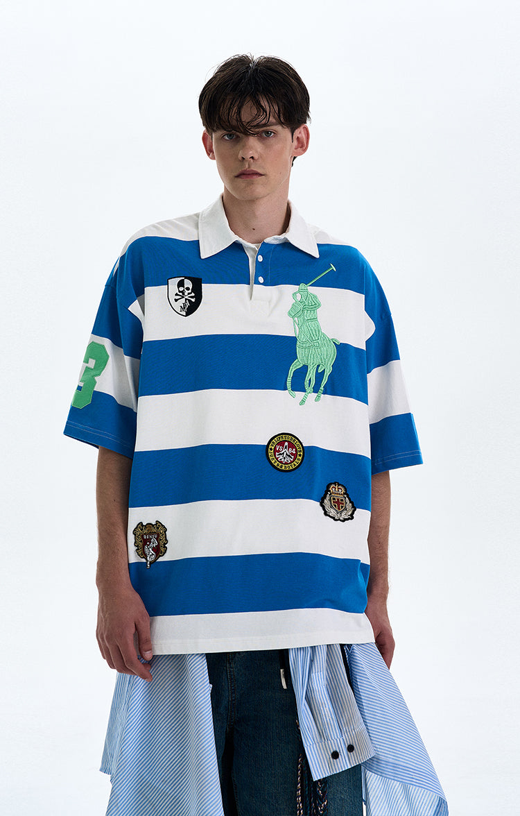 MADWITCH FUN EMBROIDERED SHORT SLEEVE TEE #MD4191