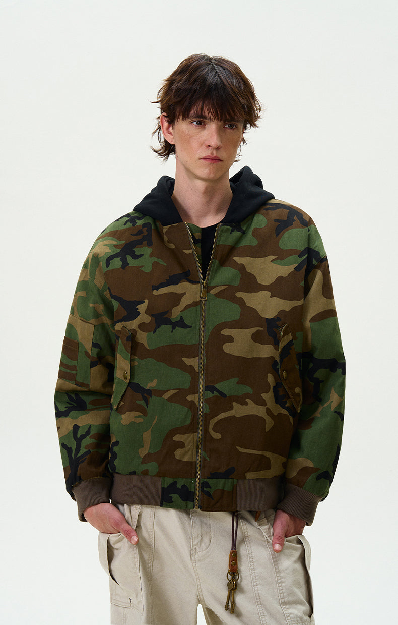 MADWITCH CAMO HOODED JACKET #L417