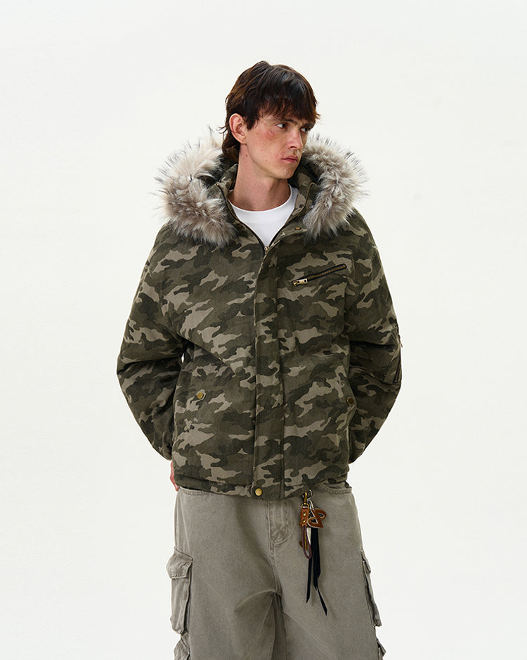 MADWITCH CAMO WORKWEAR COTTON JACKET #MY116