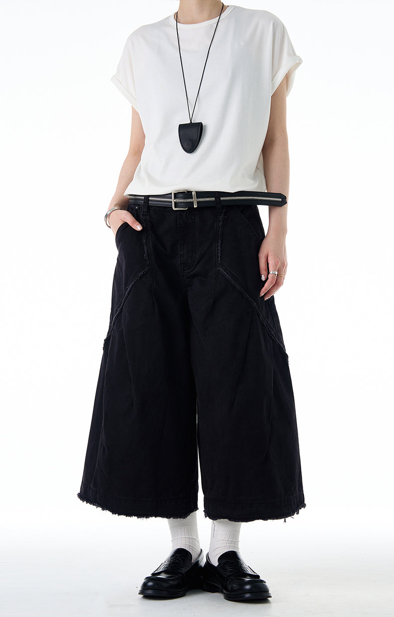 MADWITCH VINTAGE RAW-EDGE CARGOS #CK3529B