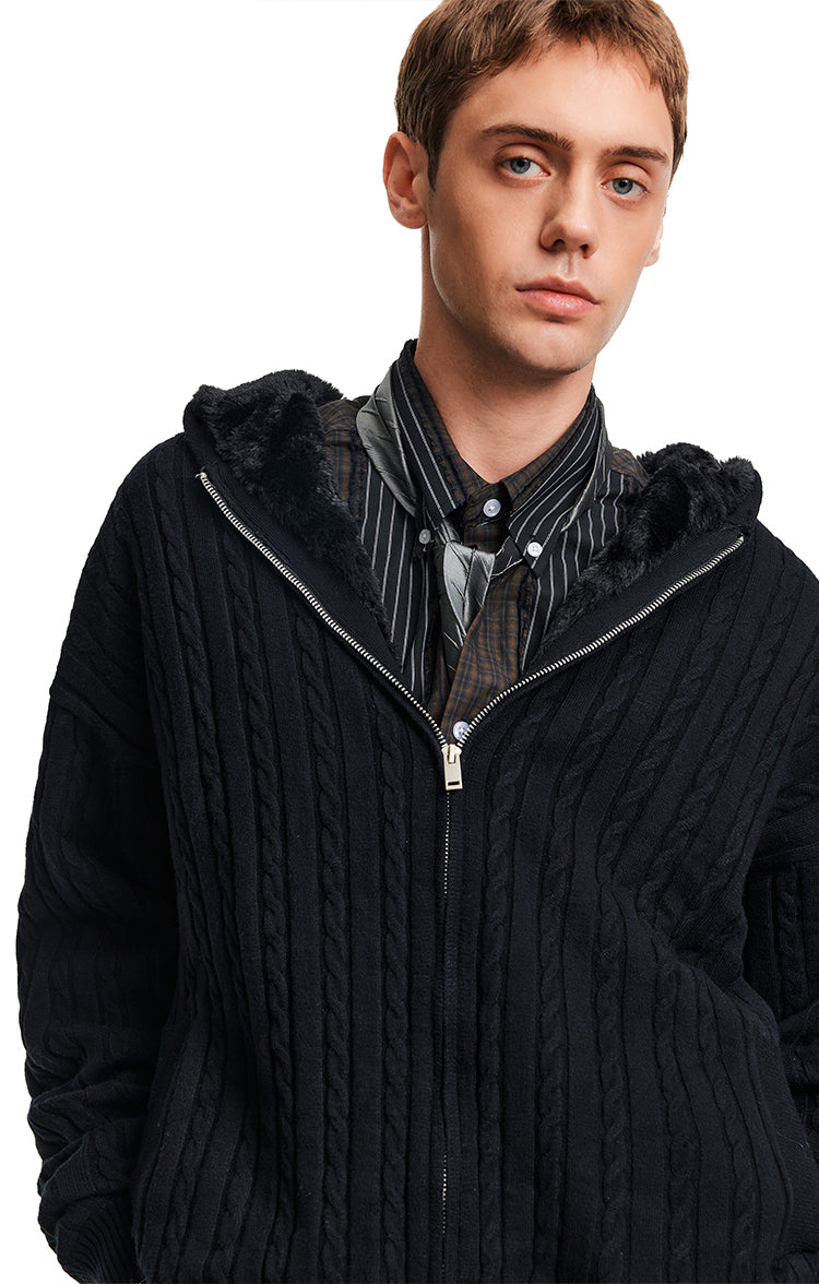 MADWITCH TWIST SHEAR COAT #MF3395
