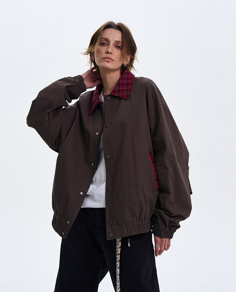 MADWITCH PLAID WORKWEAR JACKET #N1353