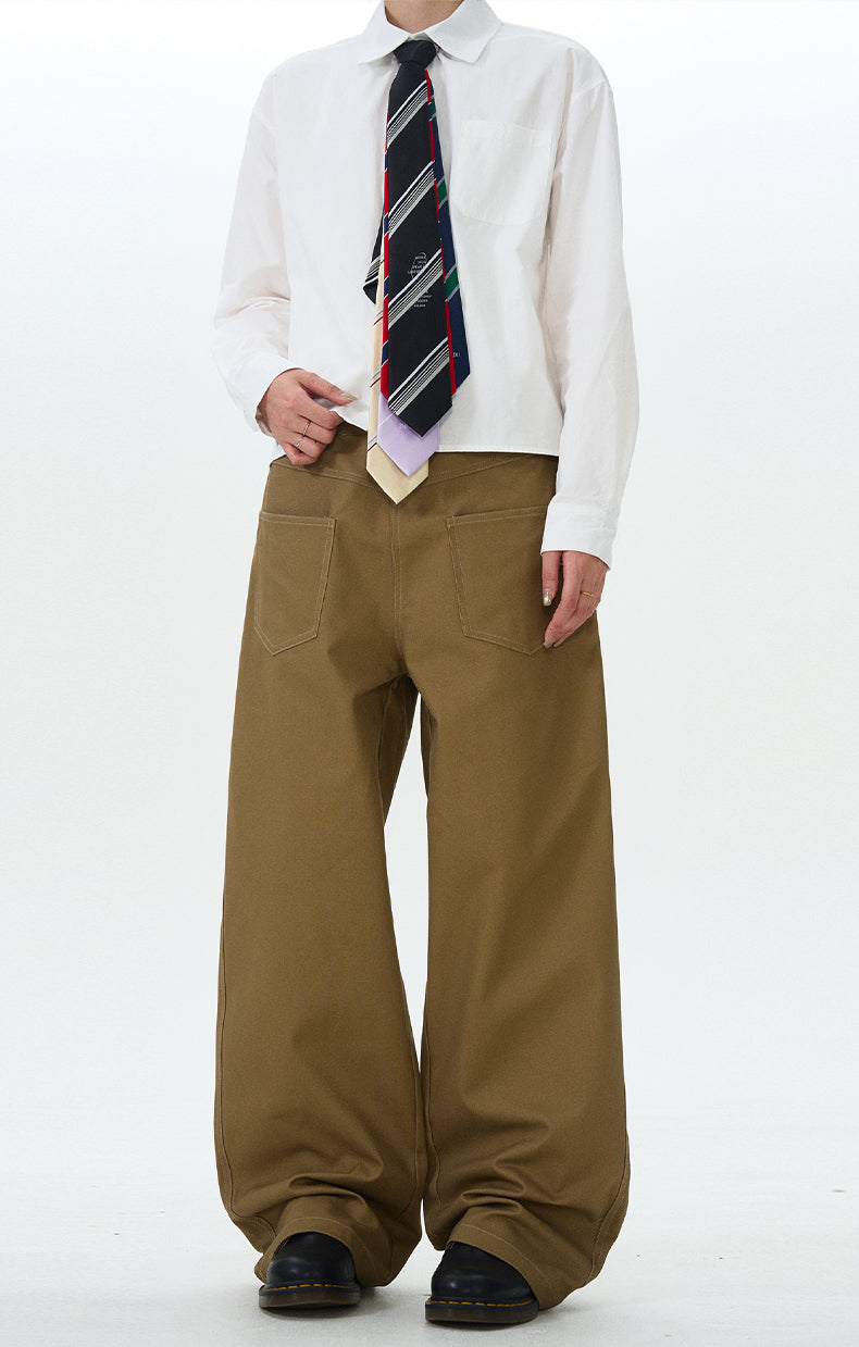 MADWITCH INVERTED SIMPLE CASUAL PANTS #L528