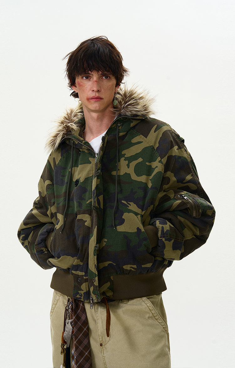 MADWITCH VINTAGE CAMO JACKET #WL4447