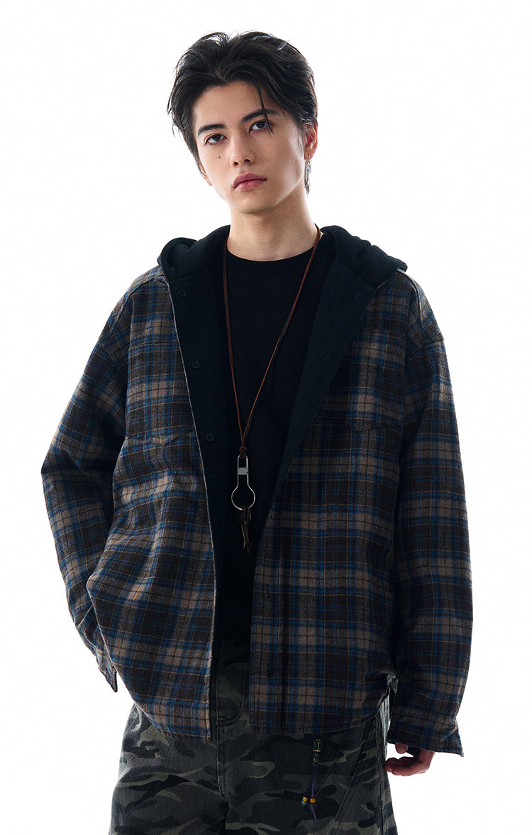 MADWITCH REVERSIBLE HOODED SWEATSHIRT #W2526