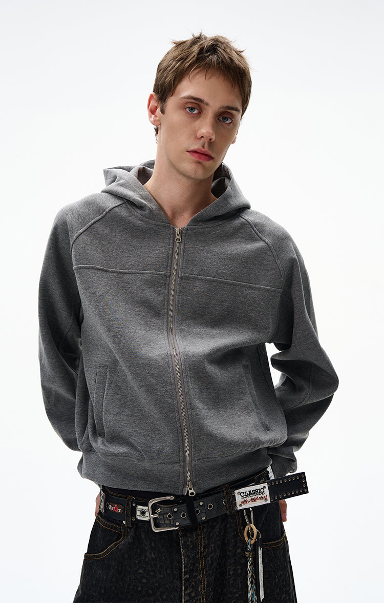 MADWITCH UNISEX HOODED CARDIGAN COAT #RH44