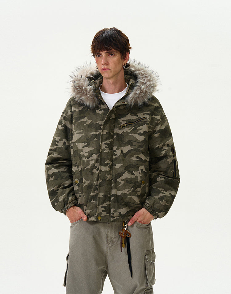 MADWITCH CAMO WORKWEAR COTTON JACKET #MY116