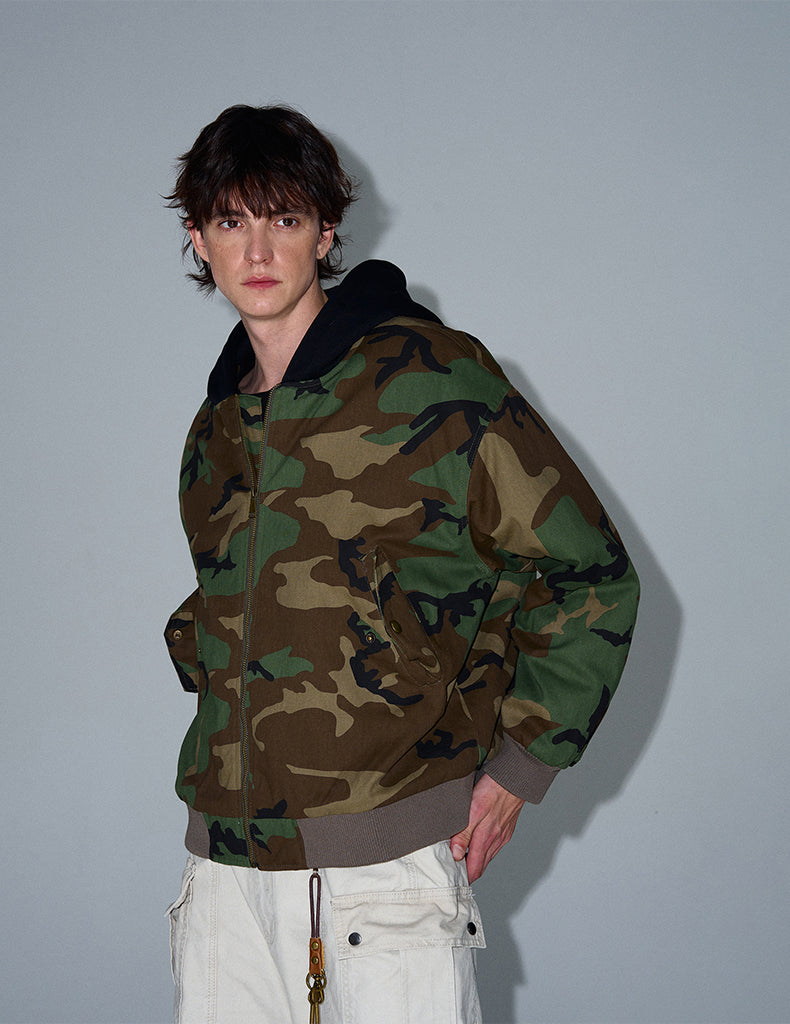 MADWITCH CAMO HOODED JACKET #L417