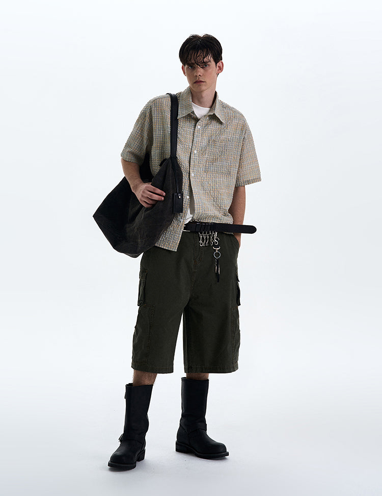 MADWITCH VINTAGE LOOSE FIT SHIRT #CR219