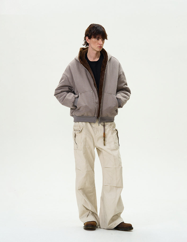 MADWITCH VINTAGE FLEECE LINED JACKET #SD06