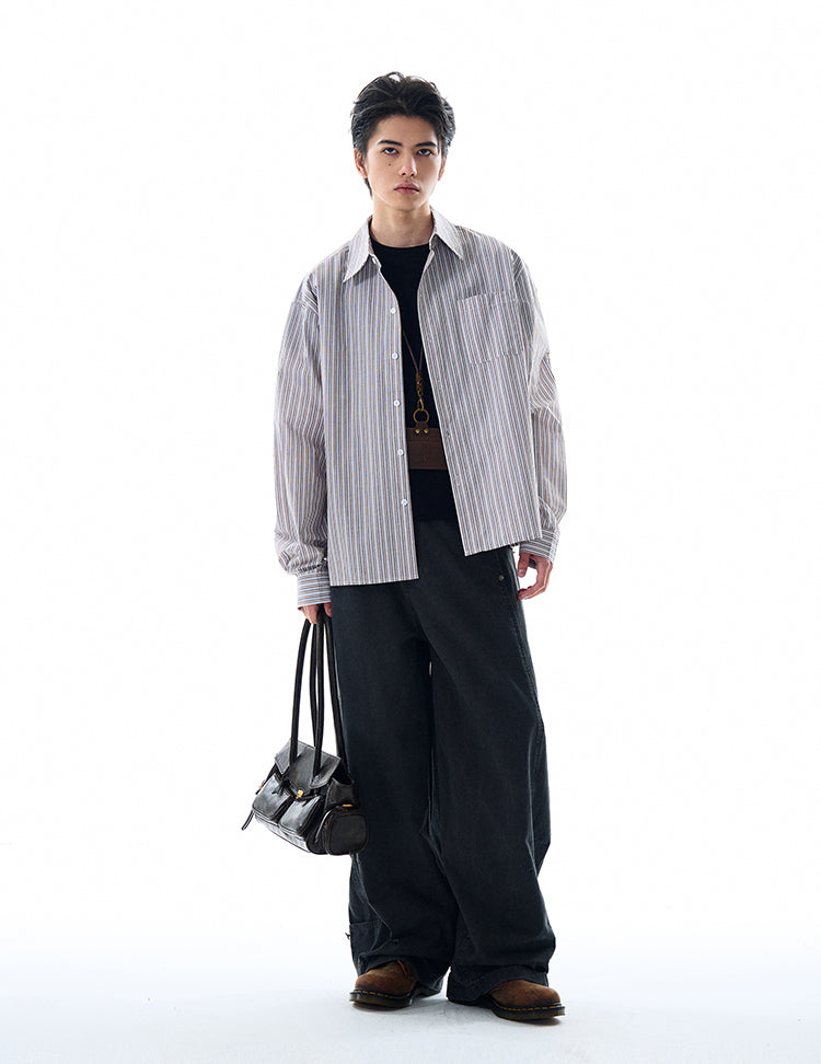 MADWITCH CLEANFIT STRIPED SHIRT #RC158