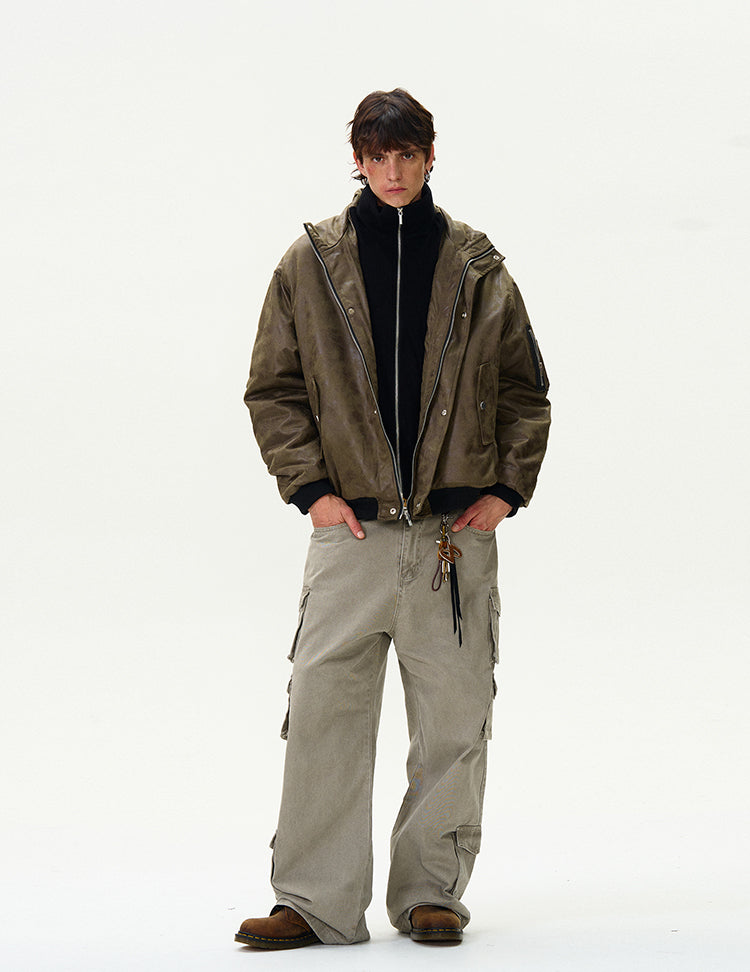 MADWITCH FAUX TWO-IN-ONE JACKET #BM232