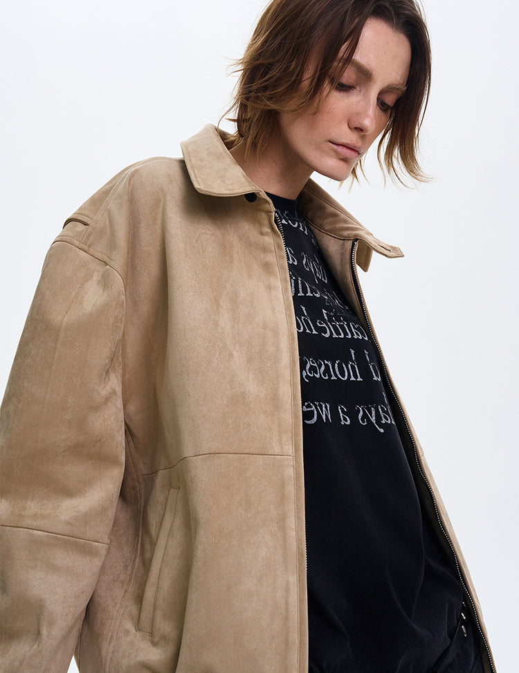 MADWITCH OLD MONEY STYLE PLUSH JACKET #L810