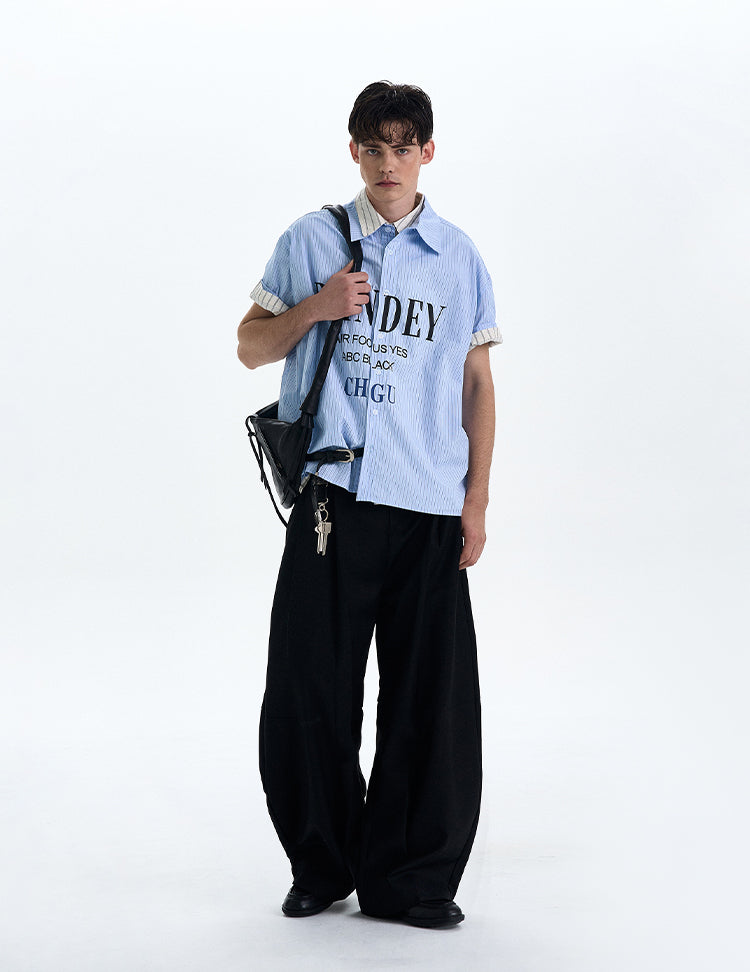 MADWITCH PRINTED SHORT SLEEVED SHIRT #L802