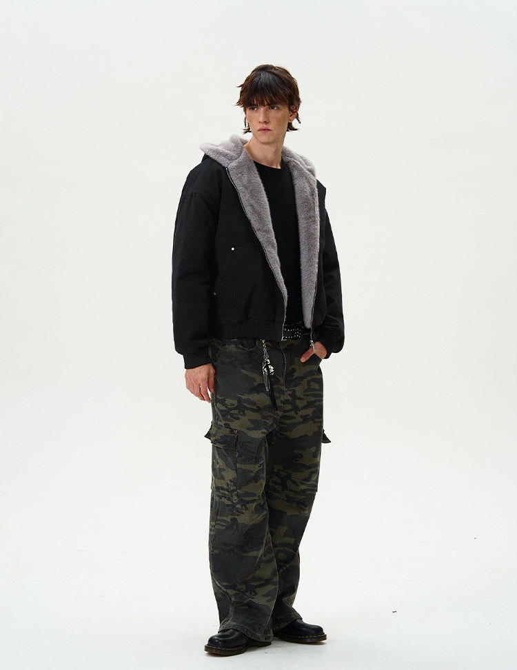 MADWITCH FLEECE-LINED WARM PADDED TOP #SD06