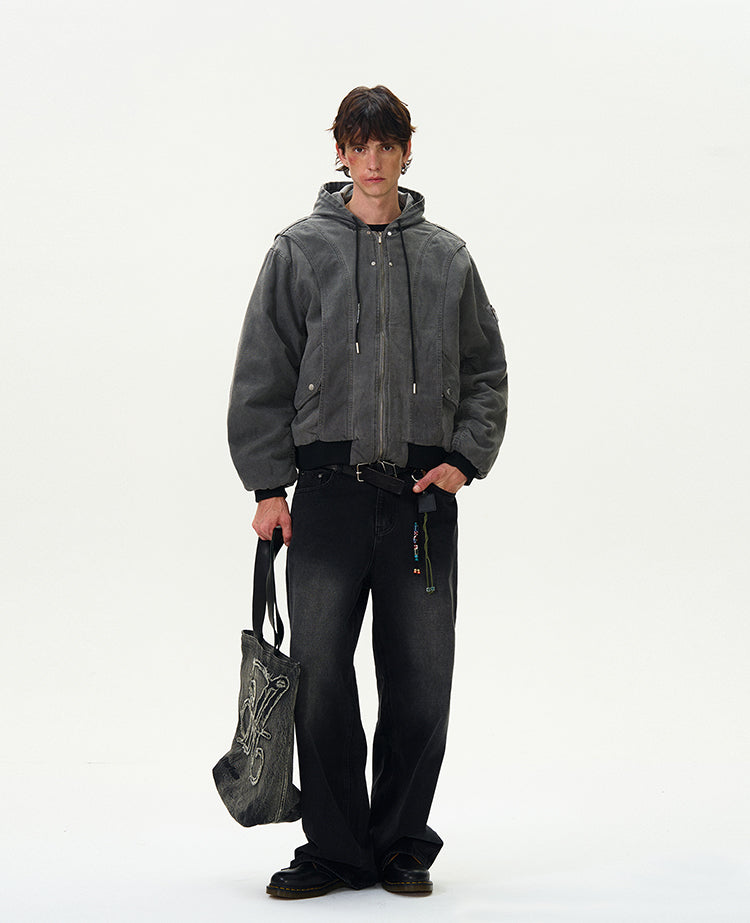 MADWITCH VINTAGE LOOSE-FIT COTTON JACKET #BM254