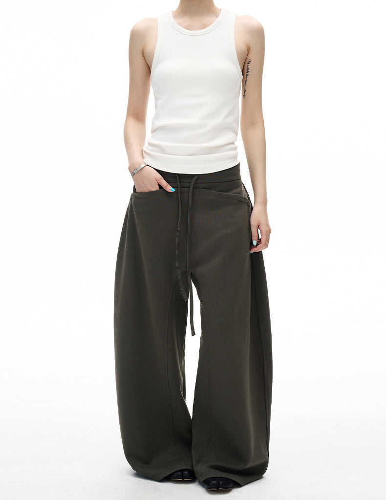 MADWITCH VINTAGE CURVED PATCH SWEATPANTS #C928