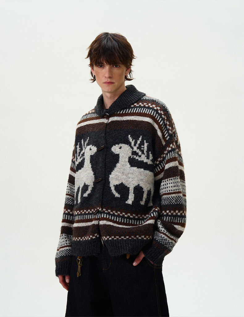 MADWITCH FAIR ISLE KNITTED SWEATER #72317