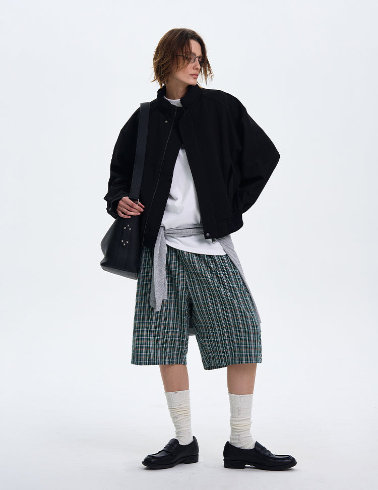 MADWITCH LOOSE STAND COLLAR JACKET #246006