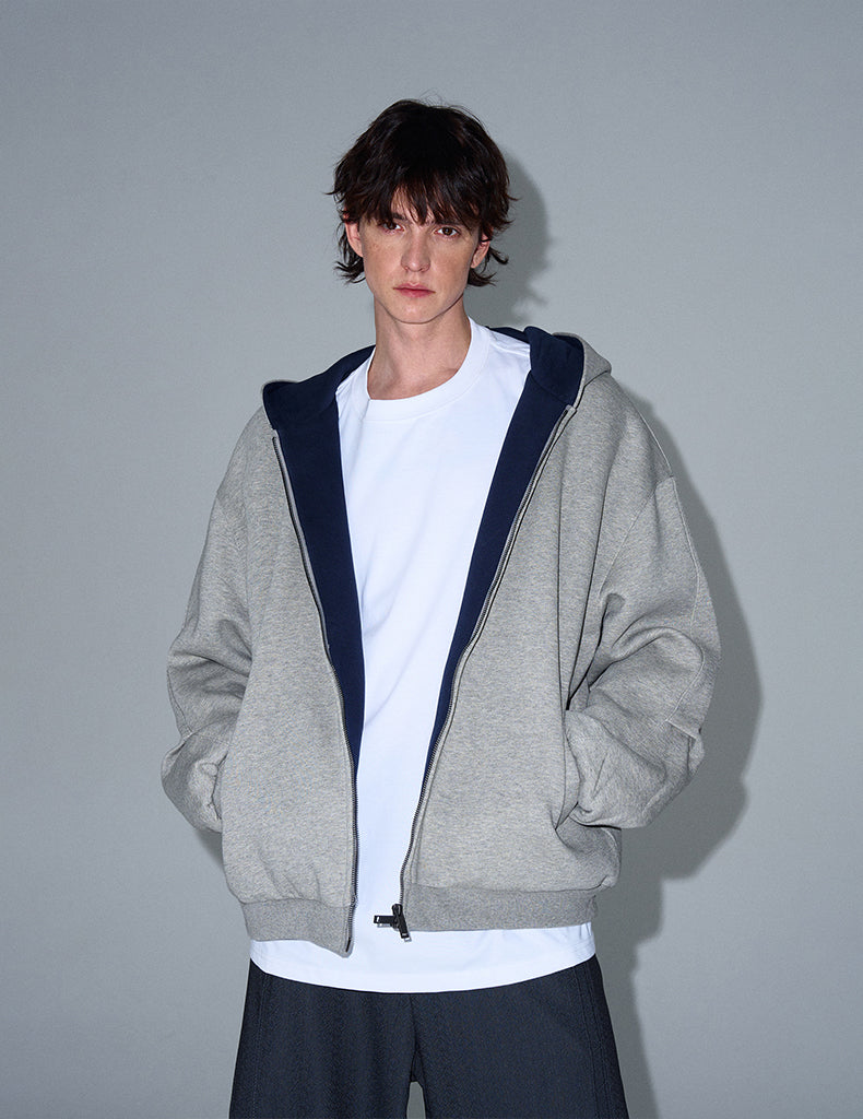 MADWITCH COLOR-BLOCK HOODED SWEATSHIRT #L582