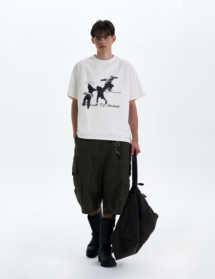 MADWITCH STREET STYLE PRINT TEE #RT196